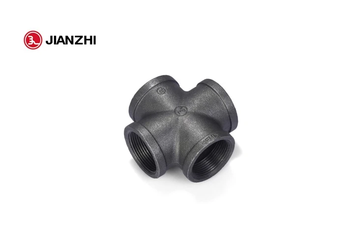 Black-Iron-Pipe-Fittings-Equal-Cross-Fig.180